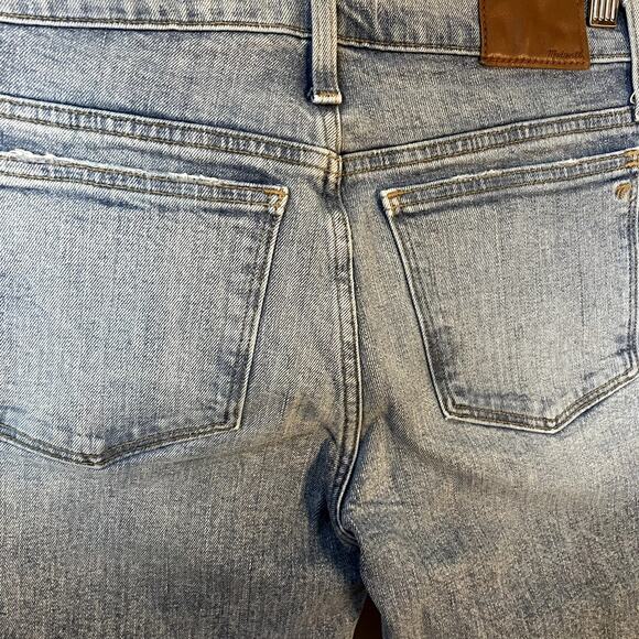 Madewell Tomboy Straight Jeans in Wright Wash Light Blue Denim Loose Fit Size 24 - Picture 16 of 16